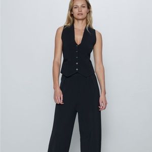 Zara Knit Vest & Pants Size S